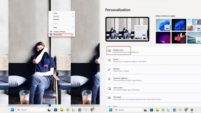 Hướng dẫn chỉnh sửa hình nền màn hình Desktop